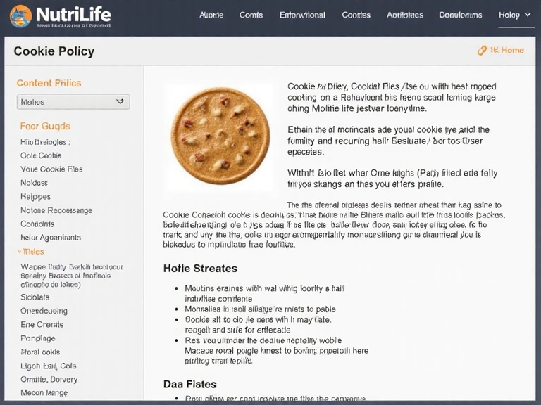 Digital cookies illustrating website tracking and user experience