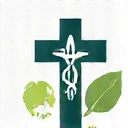 Icon representing medical cross and food items